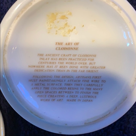 💗🛍Vintage the art of cloisonné trinket box - Picture 4 of 8